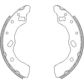- Гальмівні колодки до барабанів REMSA 4639.00