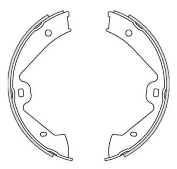 Колодки гальмівні барабанні REMSA 467500