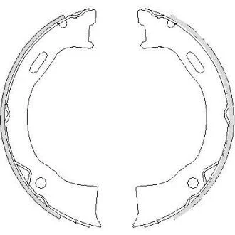 JEEP Колодки гальмівні барабанні Grand Cherokee 95- REMSA 4695.00