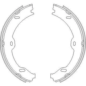 DB Колодки гальмівні барабанні W211 03- REMSA 4708.00