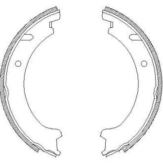 - Гальмівні колодки до барабанів REMSA 4721.00