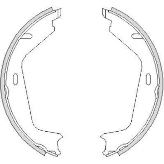 VOLVO Колодки гальмівні барабанні S60, S80, V70, XC70,XC90 97- REMSA 4726.00