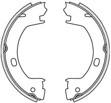 Колодки гальмівні барабанні REMSA 473900