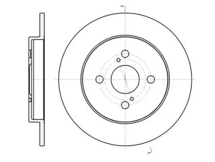 - Гальмівний диск REMSA 61004.00