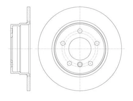 Диск гальмівний REMSA 61013.00