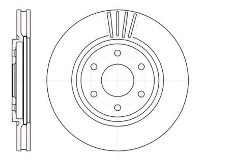 - Гальмівний диск REMSA 61037.10