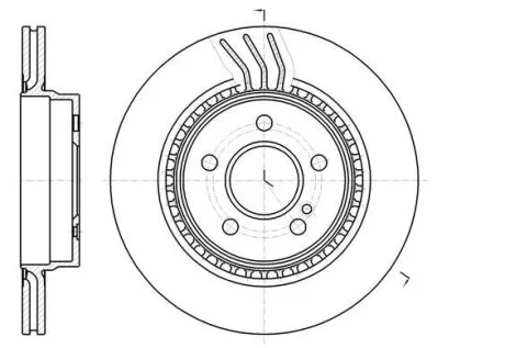 - Гальмівний диск REMSA 61071.10