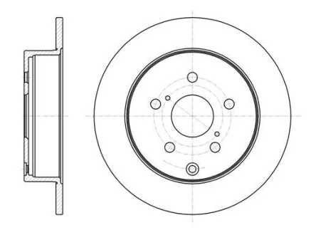 - Гальмівний диск REMSA 61088.00