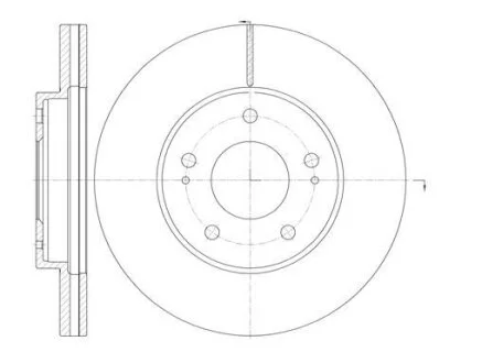 - Гальмівний диск REMSA 61130.10