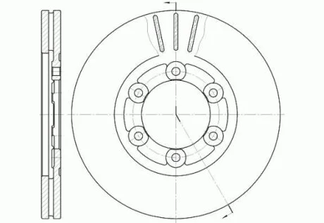 - Гальмівний диск REMSA 61164.10