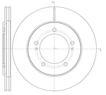 - Гальмівний диск REMSA 61233.10