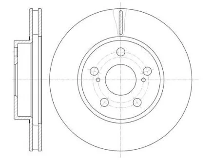 - Гальмівний диск REMSA 61250.10