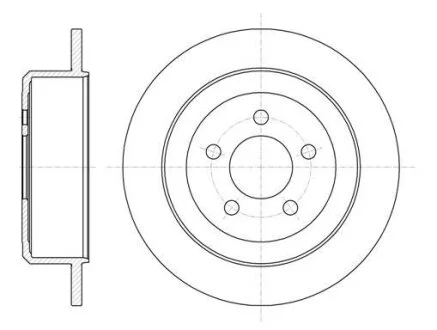 - Гальмівний диск REMSA 61271.00