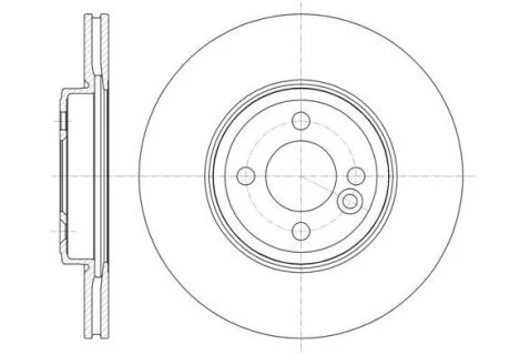 - Гальмівний диск REMSA 61334.10