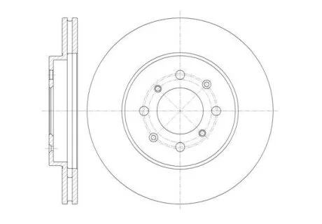 - Гальмівний диск REMSA 61357.10