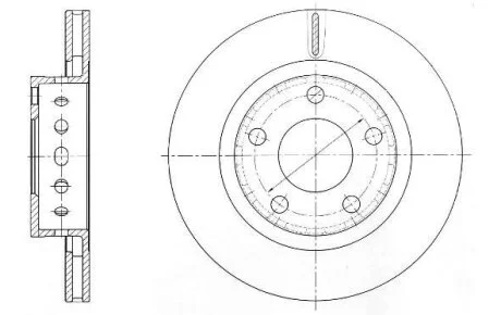 - Гальмівний диск REMSA 61363.10