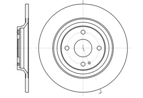 - Гальмівний диск REMSA 61379.00