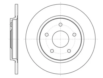 - Гальмівний диск REMSA 61394.00