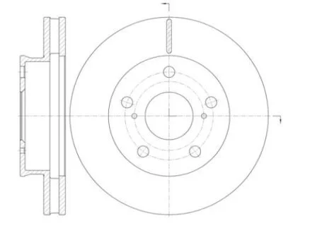 - Гальмівний диск REMSA 61421.10