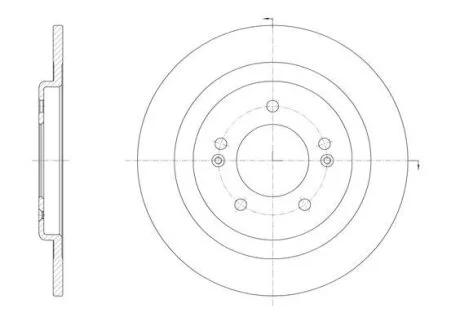 - Гальмівний диск REMSA 61438.00