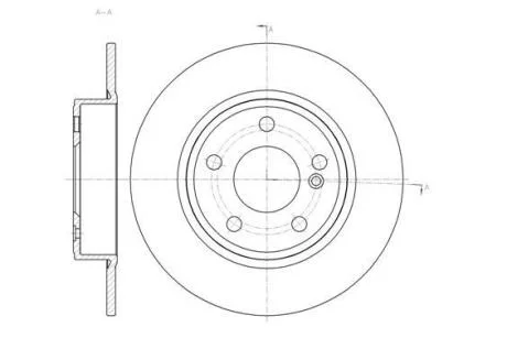 Диск гальмівний REMSA 61465.00