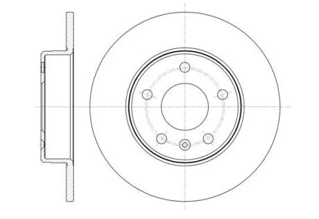 Диск гальмівний REMSA 61468.00