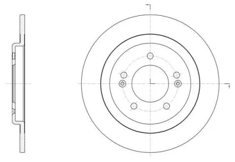 Диск тормозной HYUN/KIA I30/CEED 12- задн. REMSA 61506.00