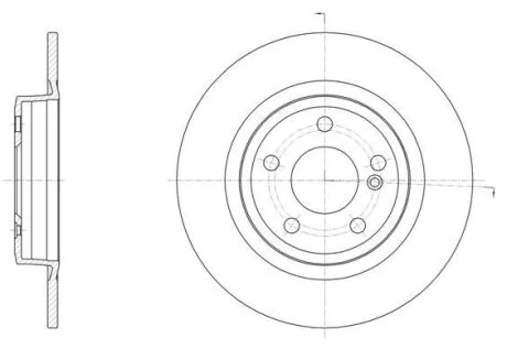 - Гальмівний диск REMSA 61523.00