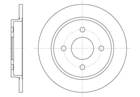 - Гальмівний диск REMSA 6155.00