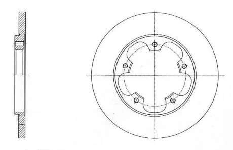 - Гальмівний диск REMSA 61567.00