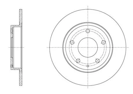 Диск гальмівний REMSA 61575.00