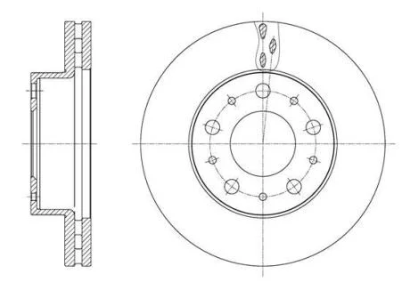 Диск гальмівний REMSA 61600.10