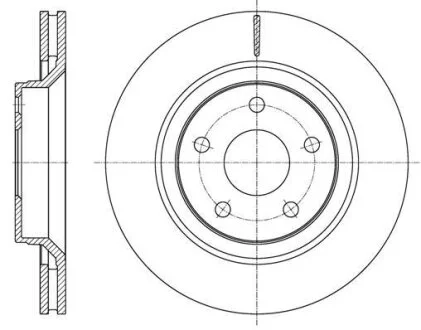 - Гальмівний диск REMSA 61610.10