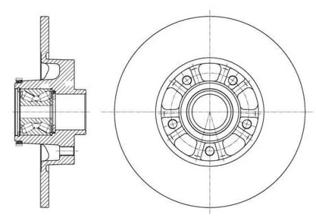 Диск гальмівний REMSA 61626.20