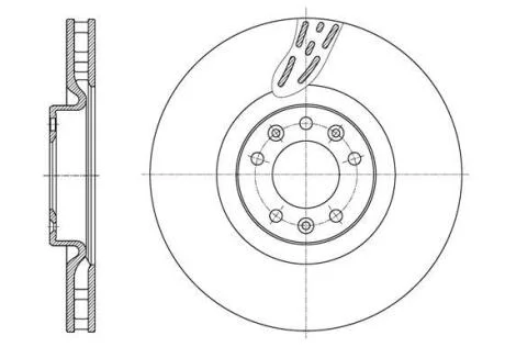 Диск гальмівний REMSA 61627.10