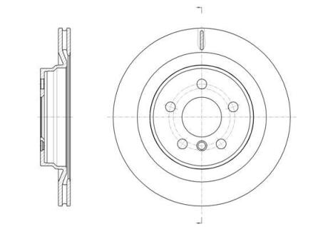 BMW Диск гальмівний задній 1/F40, X1/F48 REMSA 61632.10