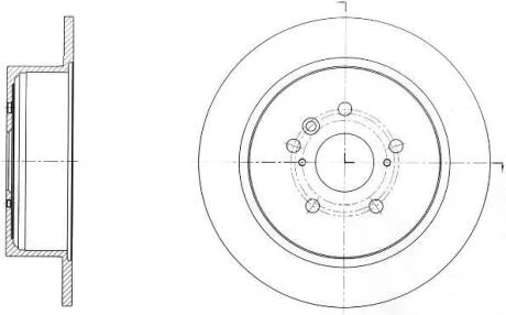 Диск гальмівний REMSA 61650.00