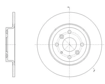 Гальмівний диск REMSA 61660.00