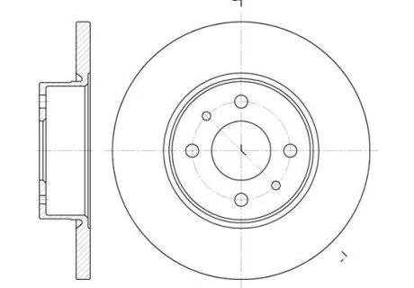 - Гальмівний диск REMSA 6182.00