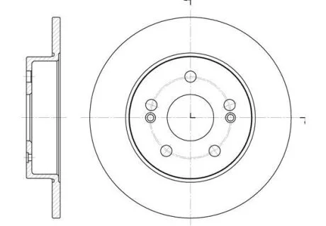 - Гальмівний диск REMSA 6239.01