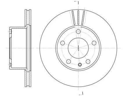 - Гальмівний диск REMSA 6298.10