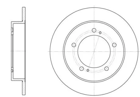 - Гальмівний диск REMSA 6331.00
