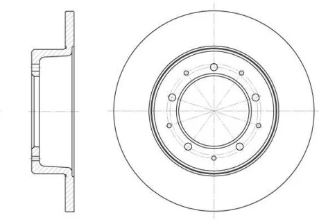 6333.00 - Гальмівний диск REMSA 633300
