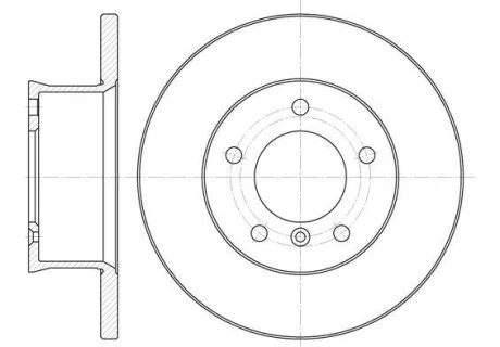 6350.00 - Гальмівний диск REMSA 635000