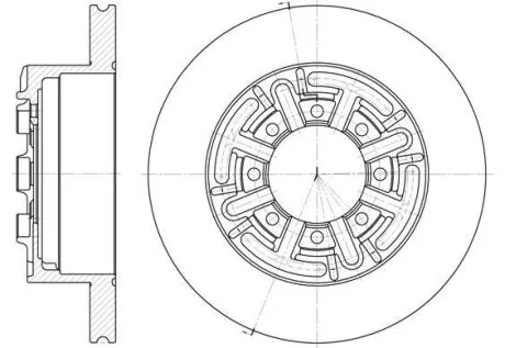 - Гальмівний диск REMSA 6420.00