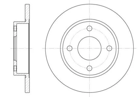 - Гальмівний диск REMSA 6427.00