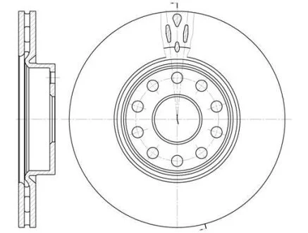 - Гальмівний диск REMSA 6478.10