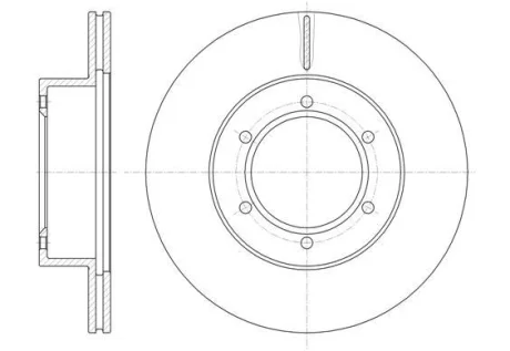 - Гальмівний диск REMSA 6497.10