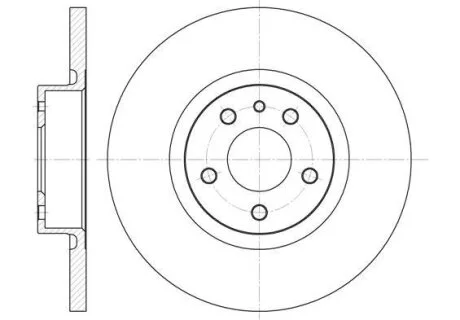 - Гальмівний диск REMSA 6512.00