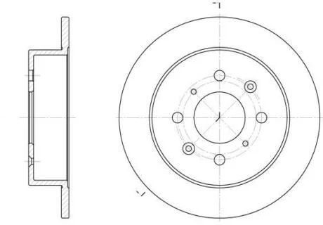 Диск гальмівний REMSA 6521.00